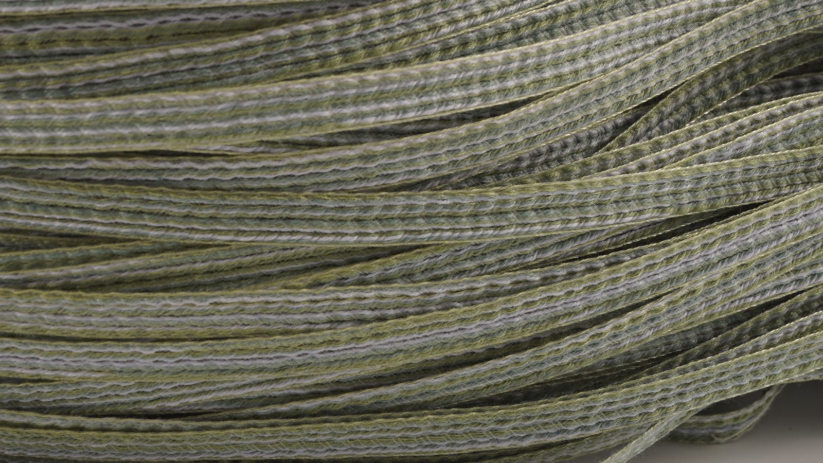 Polyester braid coils on our braiding lines