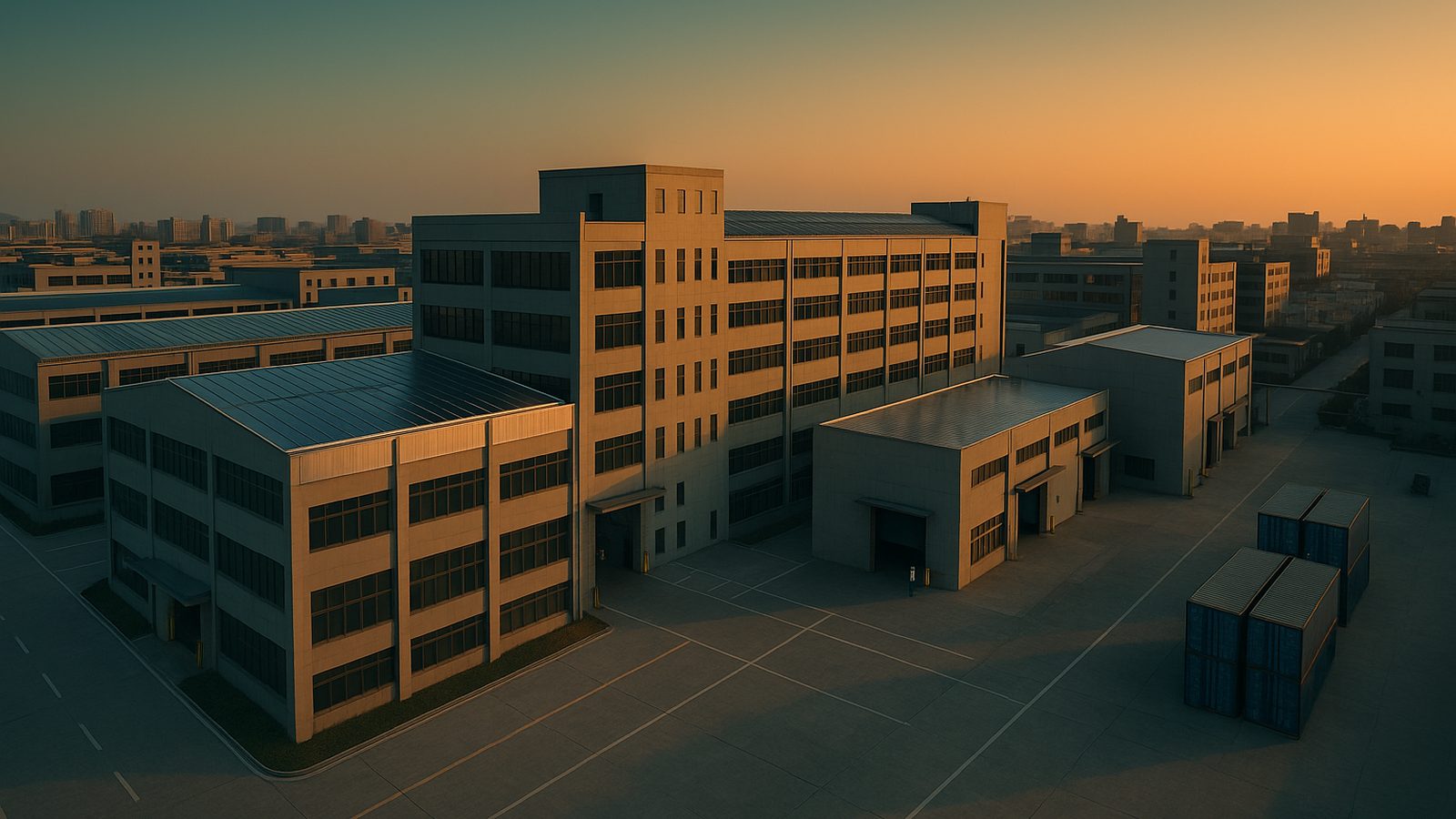 Inside a bright, clean, energy-efficient braiding workshop with daylight flooding the floor.