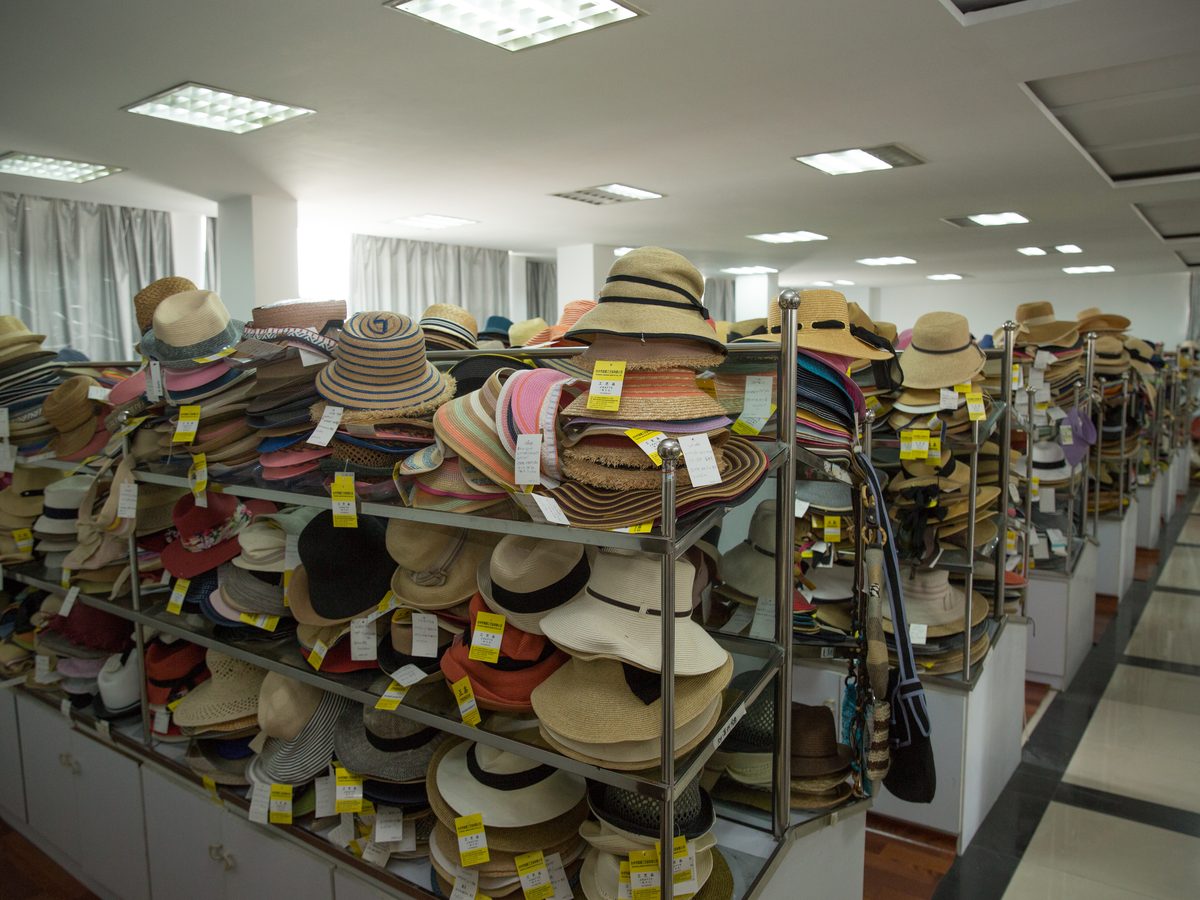 Sample shelves